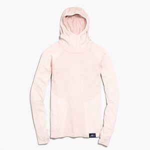 J. Crew x New Balance Pink Seamless Hoodie Size M Medium